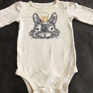 OshKosh long sleeve bunny onesie